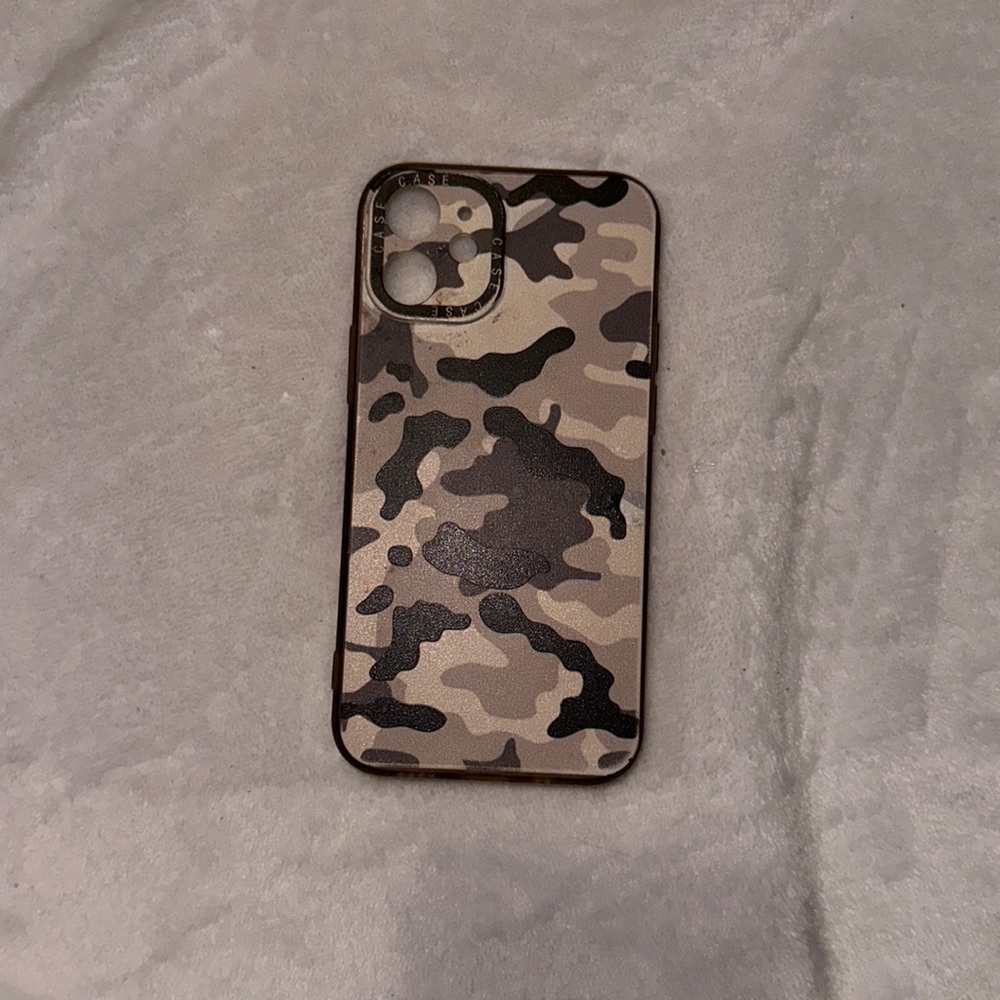 iPhone 12 mini camo phone case
